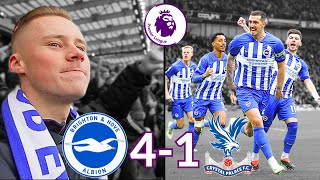 IM A PROUD BRIGHTON FAN  Brighton VS Crystal Palace  Match Day Vlog [upl. by Oppen]