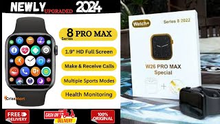 W26 Pro Max Smartwatch Review and Phone Connection Guide  Best Budget Smartwatch 2023 [upl. by Perle]