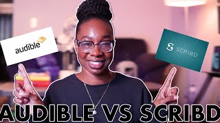 AUDIBLE vs SCRIBD a comparison of the 2 audiobook services [upl. by Husain226]