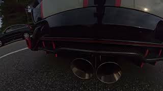 FK8 Honda Civic Type R Custom MagnaFlow 14807 Exhaust [upl. by Alisander]