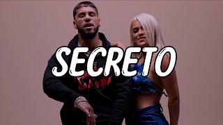 Anuel AA Karol G  Secreto Expert Video Lyrics [upl. by Banky]