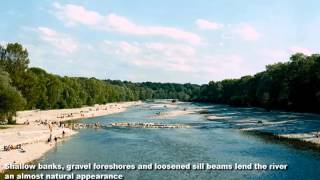 The IsarPlan Project in Munich The Isar gates english videos gate 5 [upl. by Pang]