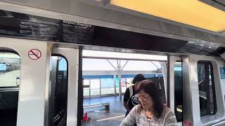 SFO AirTrain Red Line ride from Terminal 3 to 1 [upl. by Aimahs80]