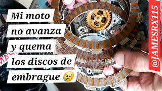 Cómo Reparar Moto sin Fuerza y Daña los Discos de ClutchEmbrague Yamaha Fz 20 Fz16 y Otras [upl. by Bal]