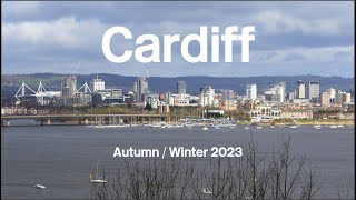 Streets of Cardiff  Detailed City Tour  Winter 2024Autumn 2023 [upl. by Sibby]