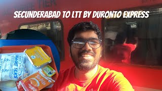 Secunderabad to LTT by DURONTO EXPRESS  3AC  12220 [upl. by Dnomaj]