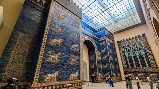 Ishtar Gate and Processional Way of Babylon Pergamon museum Berlin [upl. by Einehpets]