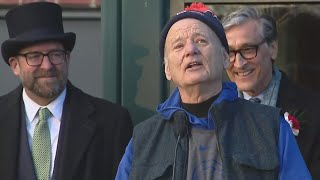 Bill Murray honors the late Harold Ramis on quotGroundhog Dayquot [upl. by Efeek912]