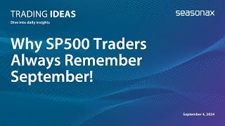 Why SP500 Traders Always Remember September [upl. by Onabru]