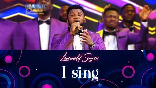 Loveworld Singers amp Daverock  I sing October Global Communion Service with Pastor Chris w lyrics [upl. by Adnarym]