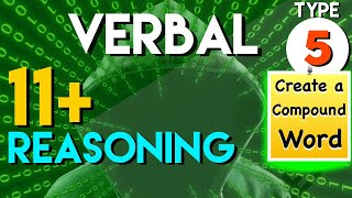 11 Plus Verbal Reasoning  VR Type 5  Create a Compound Word  Lessonade [upl. by Teirrah]