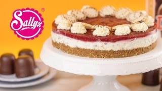 Super Dickmanns Torte  No Bake  StracciatellaTorte mit HimbeerFruchtspiegel  Sallys Welt [upl. by Kabob]