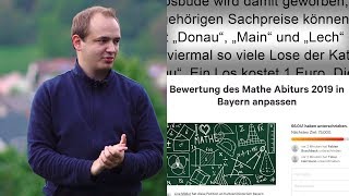 MatheAbi 2019 in Bayern zu schwer [upl. by Keeryt]