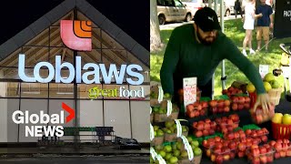 Loblaws facing backlash over text ad to “skip the line” at local farmers markets [upl. by Nelac918]