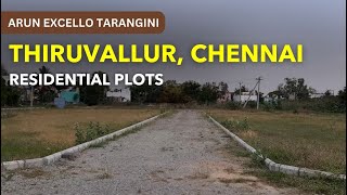 Arun Excello Tarangini  Thiruvallur Plots For Sale  Chennai Land Property thiruvallur land [upl. by Hank4]