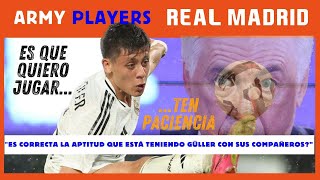 Es correcta la APTITUD que está teniendo GÜLLER con sus compañeros armyplayers realmadrid arda [upl. by Etnor334]