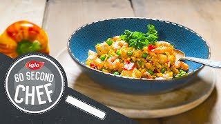 Paella met garnalen amp kipfilet – 60 Second Chef 11 [upl. by Irra]