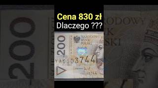 Aktualna cena Banknotu 200 zł YA Licytacja Sierpniowa 200 zł YA Aktualne ceny z Aukcji [upl. by Chladek]