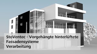 StoVentec  Vorgehängte hinterlüftete Fassadensysteme Verarbeitung [upl. by Ahsienet]