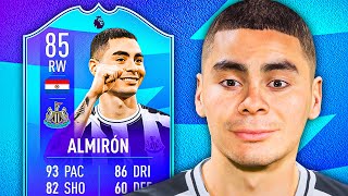 WEAK FOOT UPGRADE 🤩 85 POTM Almiron Player Review  FIFA 23 Ultimate Team [upl. by Cristian153]