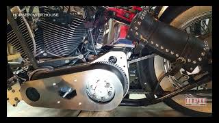 How to replace Harley Davidson Jack Shaft Pinion Gear Replacement older Softail FXR Dyna [upl. by Frank]