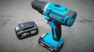 Aldi Ferrex Cordless Drill  Battery Mystery [upl. by Reave741]