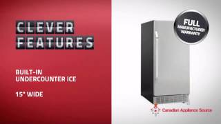 Silhouette DIM3225BLSST Builtin Under Counter Ice Maker [upl. by Ahsiad]