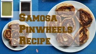 Samosa Pinwheels Recipe Baked Samosa Pinwheels Appetizer Recipe [upl. by Celin]