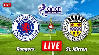 Rangers vs St Mirren Live Streaming  Scottish Premiership 2023  St Mirren vs Rangers Live [upl. by Eisus686]