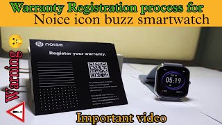 Noise Product Warranty Registration Complete Process  noise watch for registration kaise karen [upl. by Aleemaj]