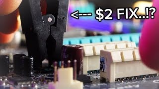 How To FIX Your BROKEN Motherboard for ONLY 2 [upl. by Nicodemus]