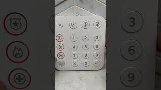 Ring alarm  arming and disarming [upl. by Doretta]