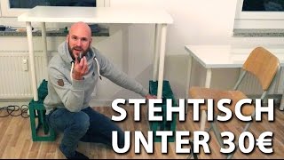 Stehtisch unter 30€  Gesünder arbeiten [upl. by Corabelle]