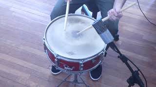 Snare drum solo snare drum march snare solo [upl. by Arakat]