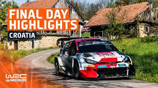 Final Day Highlights  WRC Croatia Rally 2023 [upl. by Ytsirc]