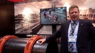 Victaulic Advanced Groove System AGS™ for Water amp Wastewater Piping  WEFTEC 2013 [upl. by Anzovin]