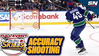 FULL Accuracy Shooting Competition  2024 NHL AllStar Skills [upl. by Dulcy]