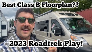 2023 Roadtrek Play BEST RV FLOOR PLAN EVER  TWIN BEDS [upl. by Hilarius]