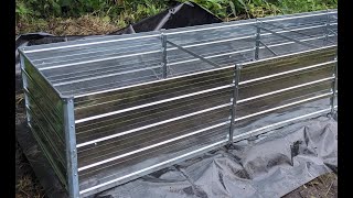 VidaXL Galvanised Raised Bed [upl. by Lahsram]