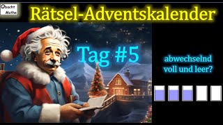 🎄5 RätselAdventskalender abwechselnd voll und leer🎄 [upl. by Elfstan683]