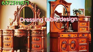 100new collection dressing table design imeges  latest wooden dressing Aina ideas by rajfurniture [upl. by Ecila]