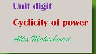 Cyclicity of Numbers  How to Find Unit Digit of Any Expression  Learners Planet [upl. by Essa]