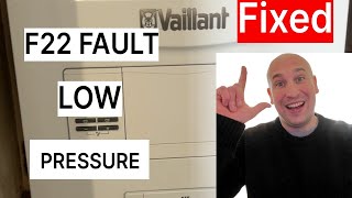 How to pressurise a Vaillant Ecofit Boiler F22 FAULT [upl. by Otreblon]