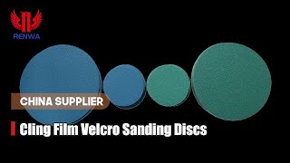 Cling film velcro sanding discs blue velcro sanding disc green velcro sanding disc [upl. by Eisnyl]