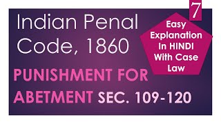 Abetment Punishment  Easy Explanation  Indian Penal Code [upl. by Oneal]