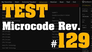 ทดสอบ Intel Microcode Rev 129 แก้ปัญหา CPU Crash [upl. by Dadelos]