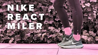 Nike React Miler The Nike for the Long Run [upl. by Ellinehc284]