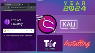 How to Download tor browser in kali linux 2024  torbrowser [upl. by Cherrita]