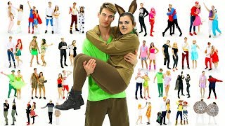 30 LastMinute COUPLE Halloween Costume Ideas DIY Costumes  CloeCouture [upl. by Dorolisa]