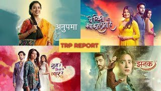 TRP Report Week 38  अनुपमा में लीप की खबरों ने बटोरे दर्शक जानें टॉप 10 शोज के बारे में [upl. by Reuven]